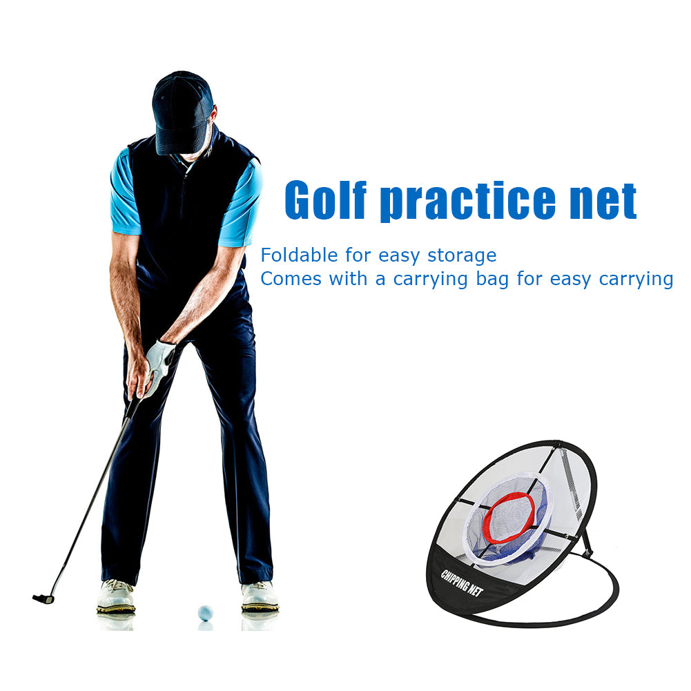 Foldable Golf Practice Net 3 Layer Chipping Hitting Pitching Training Cages