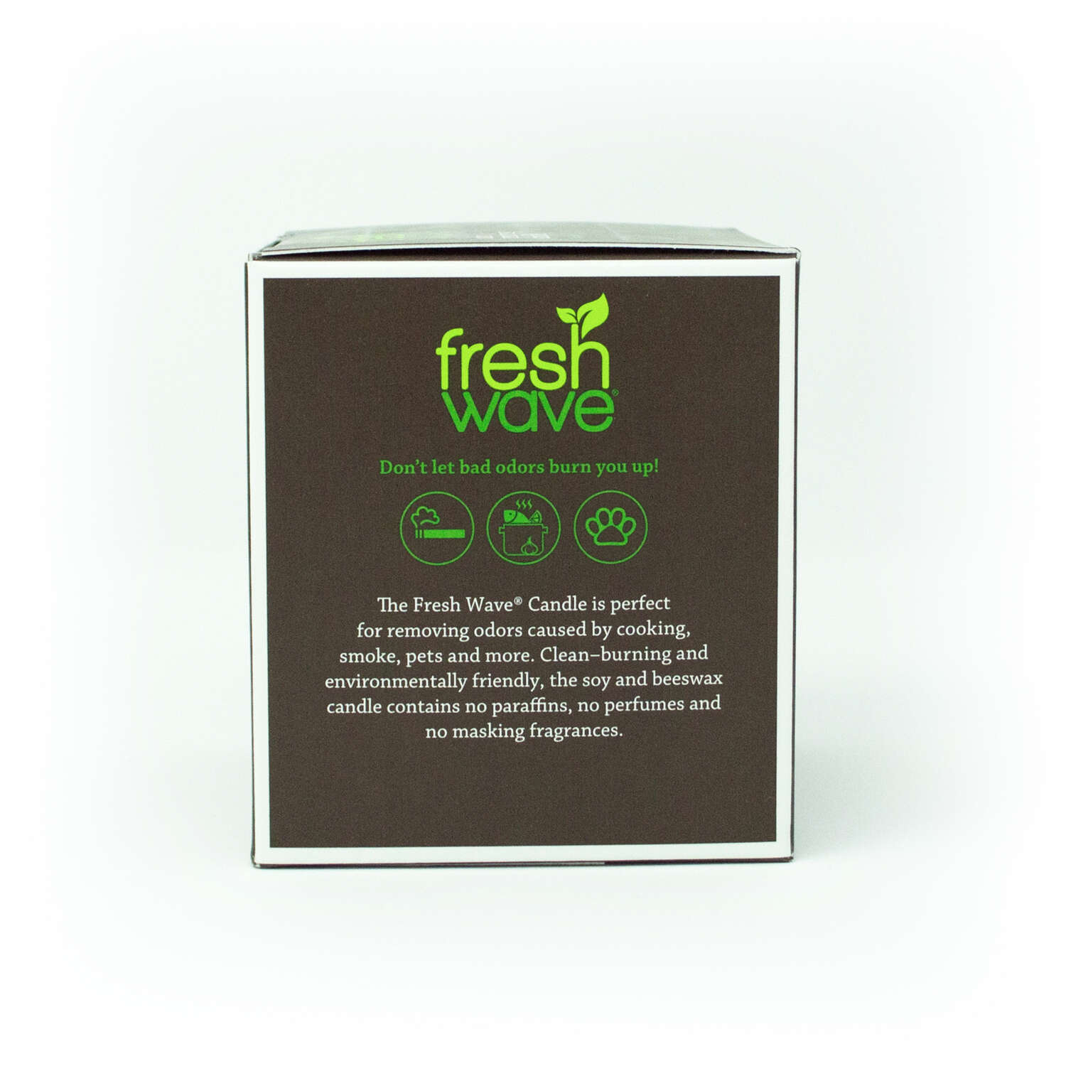 Fresh Wave Brown Odor Eliminator Scent Candle