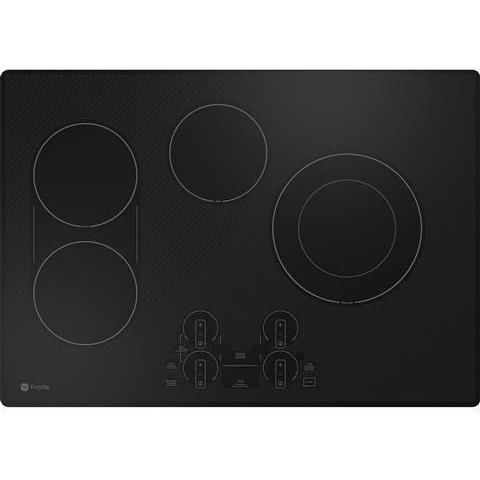 GE Profile 30-inch Built-in Electric Cooktop With Wi-Fi PEP7030DTBB