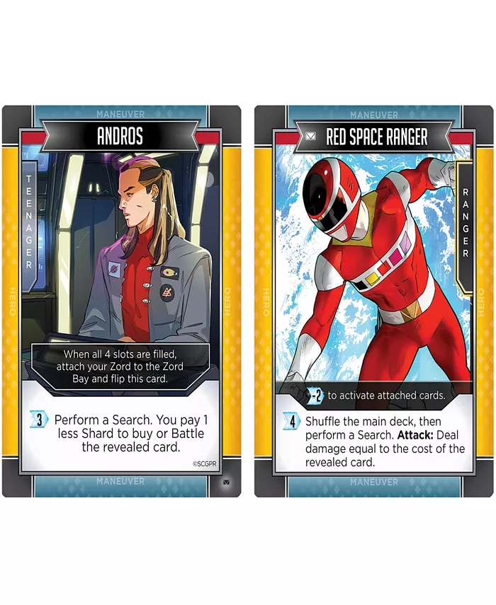 Renegade Game Studios Power Rangers Deck-building Game Flying Higher Expansion