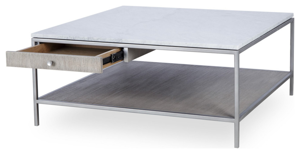 Lyle Coffee Table Square Small   Transitional   Coffee Tables   by Peachtree Fine Furniture  Houzz