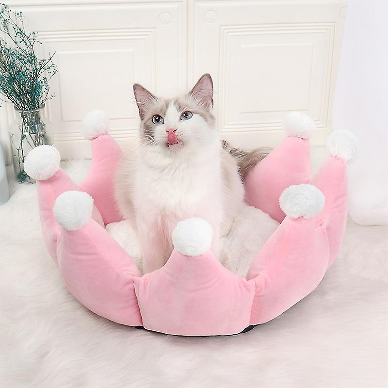 Removable And Washable Crown Pet Bed