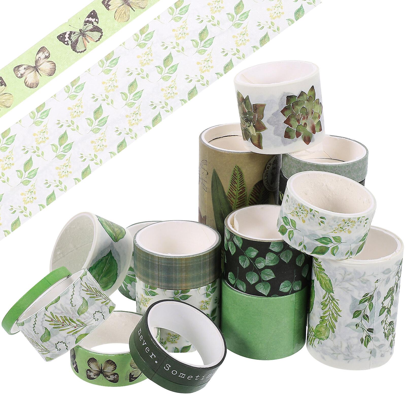 18 Rolls Diy Tape Decorative Washi Tape Scrapbooking Tape  Stylish Tapes For Crafts