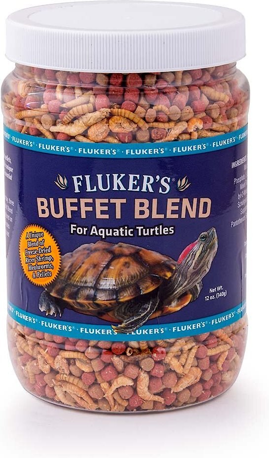 Fluker's Buffet Blend Aquatic Turtle Food， 12-oz