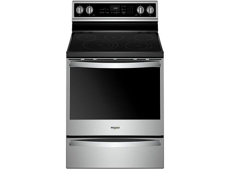 Whirlpool 6.4 Cu. Ft. Fingerprint Resistant Stainless Steel Electric Range With Frozen Bake Technology