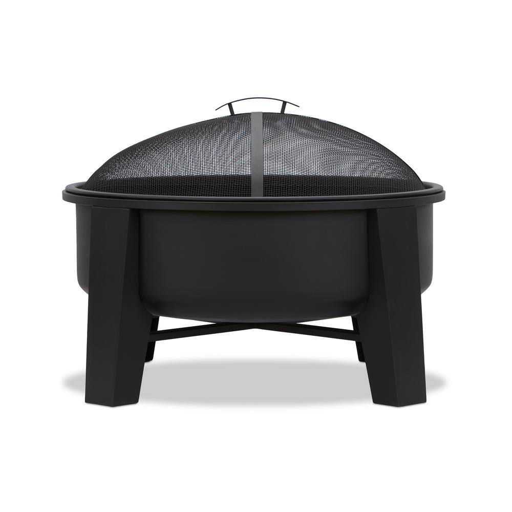 Forsyth 35 in. Outdoor Iron Wood-Burning Fire Pit 360-BK