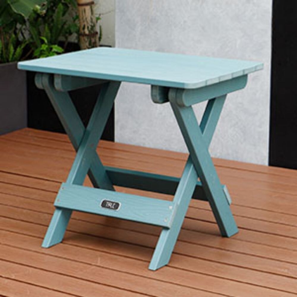 Adirondack  Weather Portable Folding Side Table Square