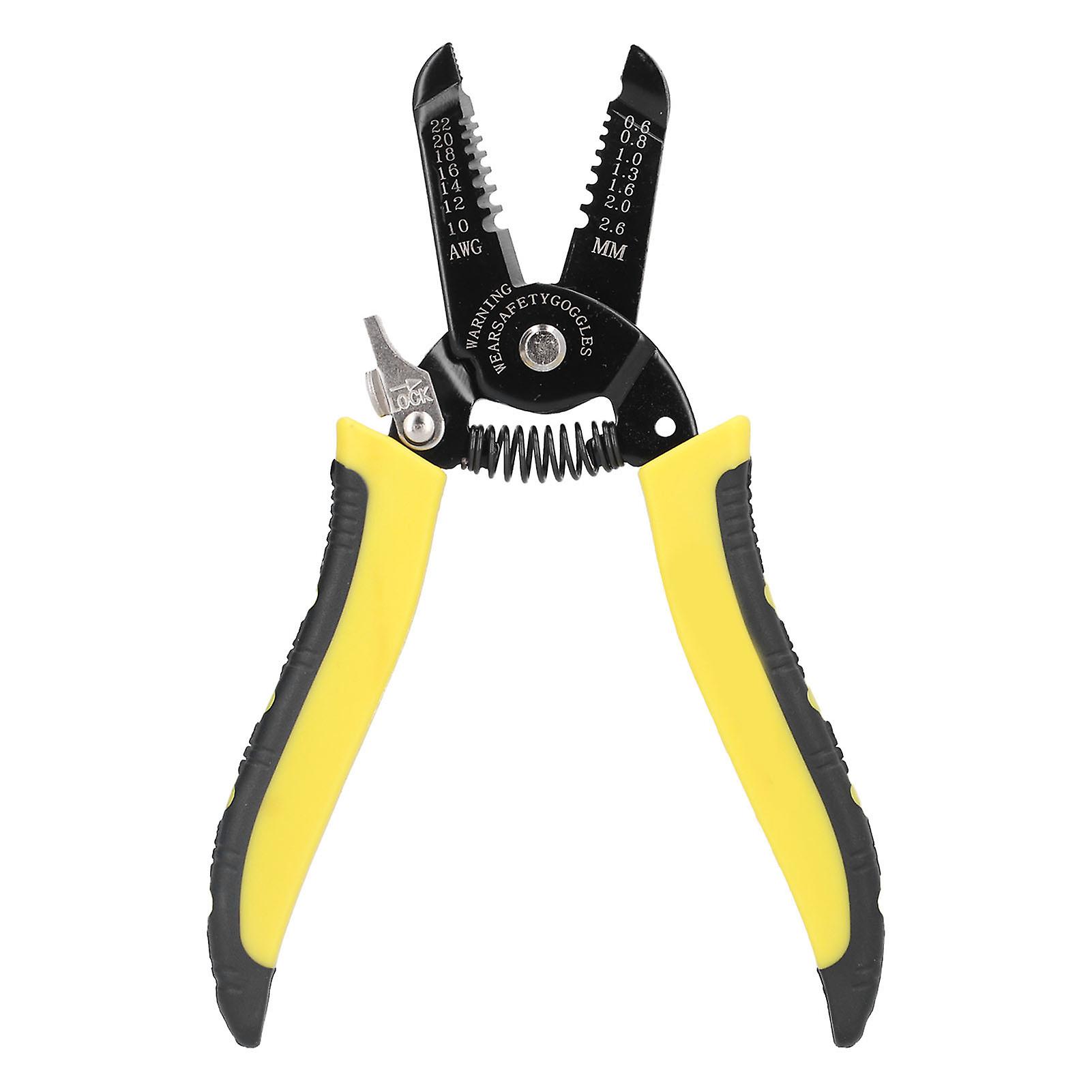 Wire Stripper Highcarbon Steel Wire Stripping And Cutting Plier For Stripping Wires Of 0.62.6mm Diameter