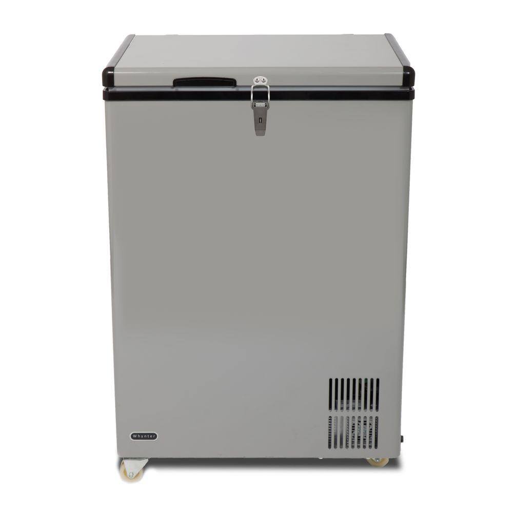 Whynter 3.18 cu. ft. Portable RefrigeratorFreezer in Gray FM-951GW