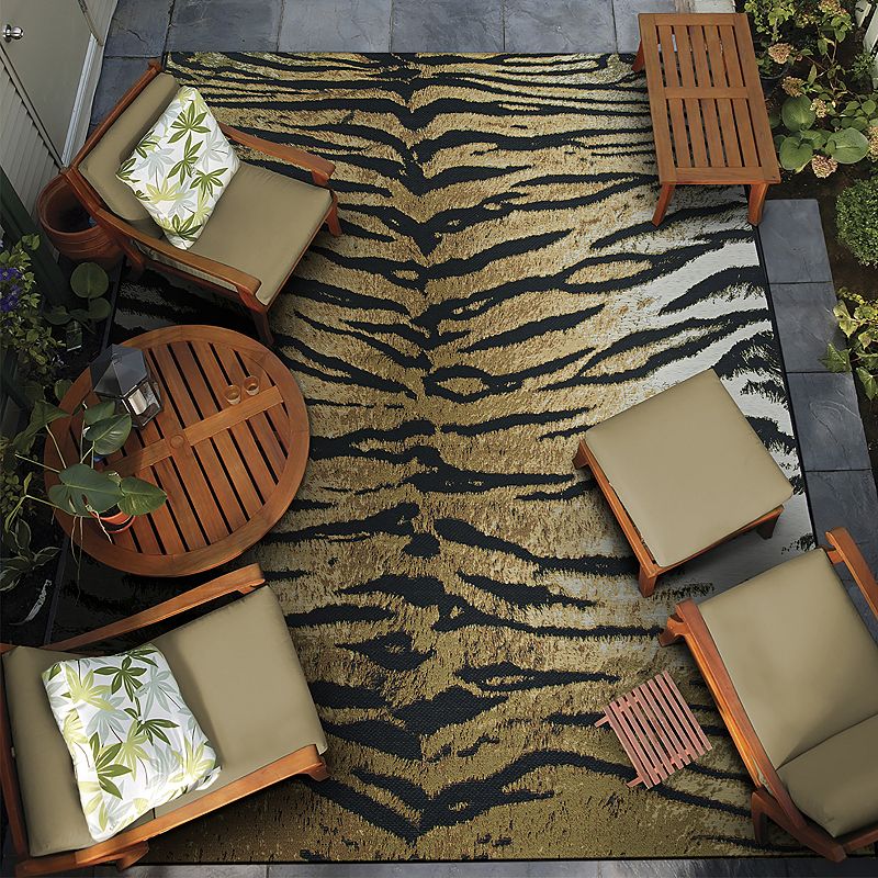 Couristan Dolce Bengal Print Indoor Outdoor Area Rug