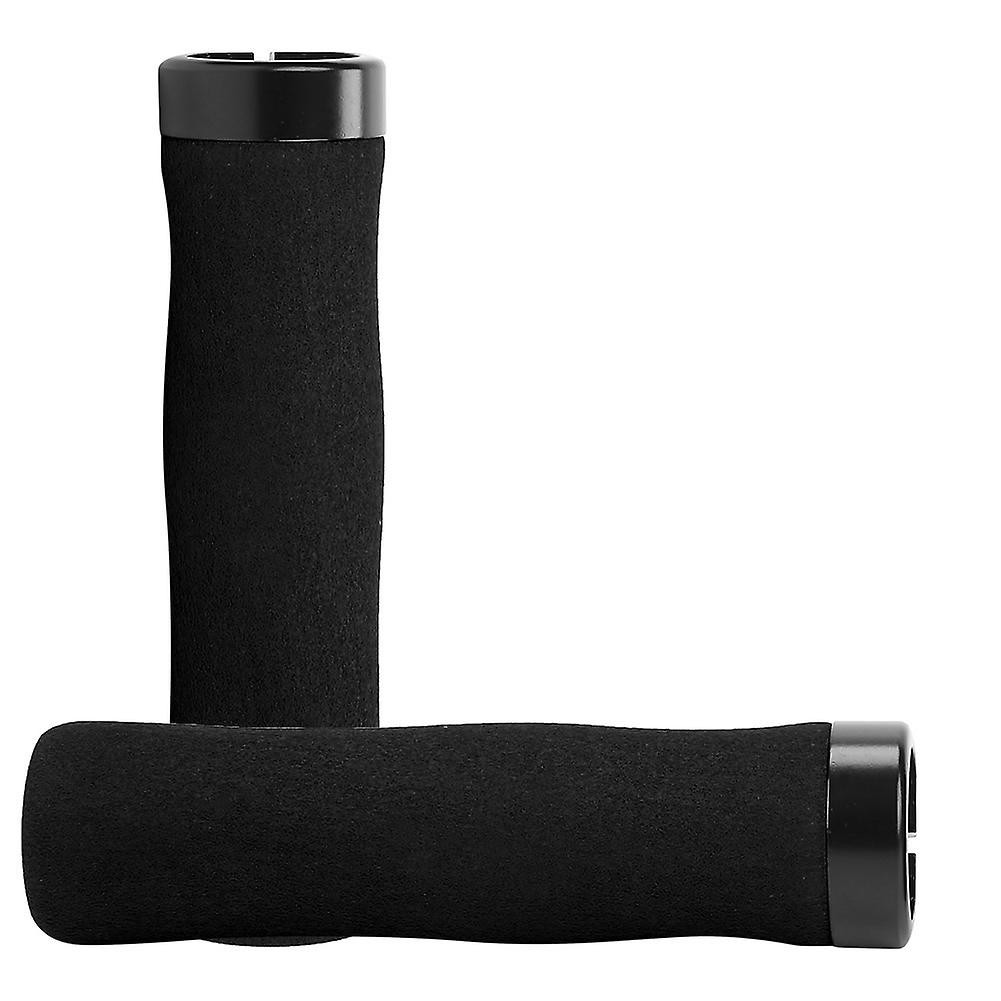 Mountain Road Bike Sponge Handlebargrip Diy Accessories With Plug(black)