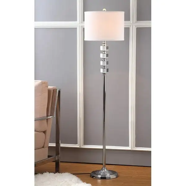 SAFAVIEH Lighting 60-inch Crystal Lombard Street Floor Lamp - 14