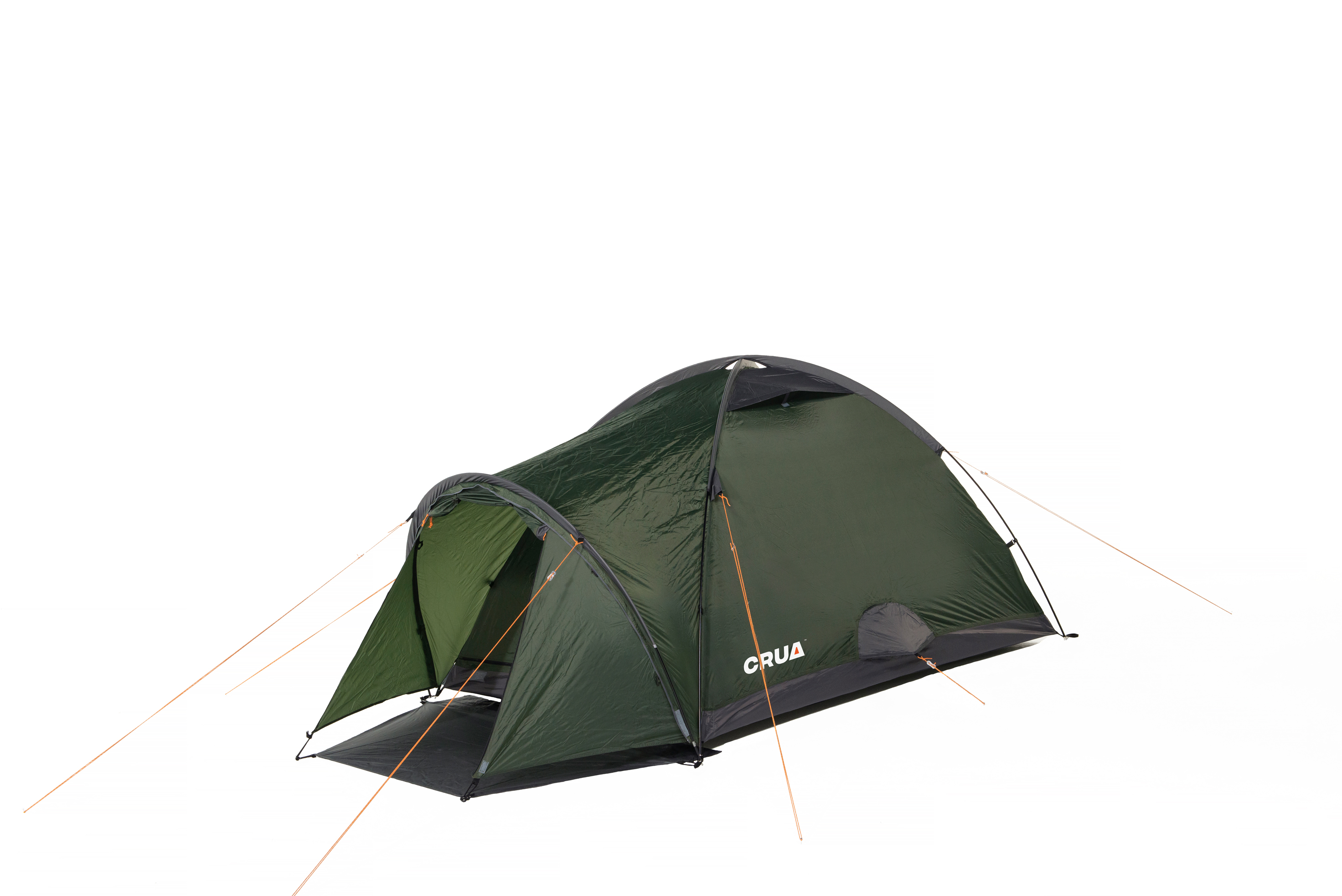 Crua Outdoors Duo - 2-Person Camping or Backpacking Tent， Water Resistant， Easy Set Up， Lightweight， Green