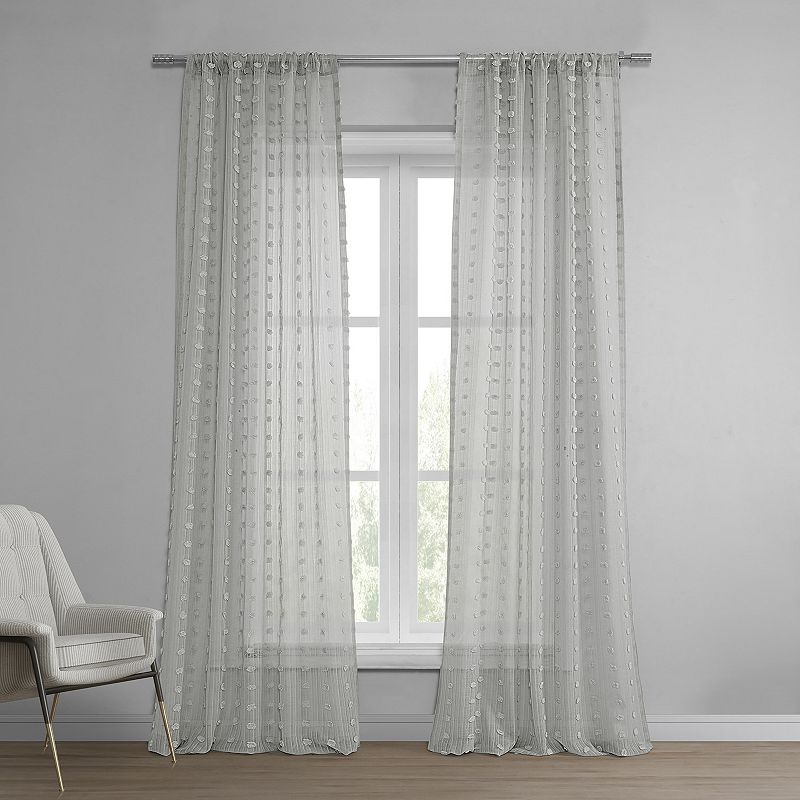 EFF Strasbourg Dot Patterned Sheer Curtain