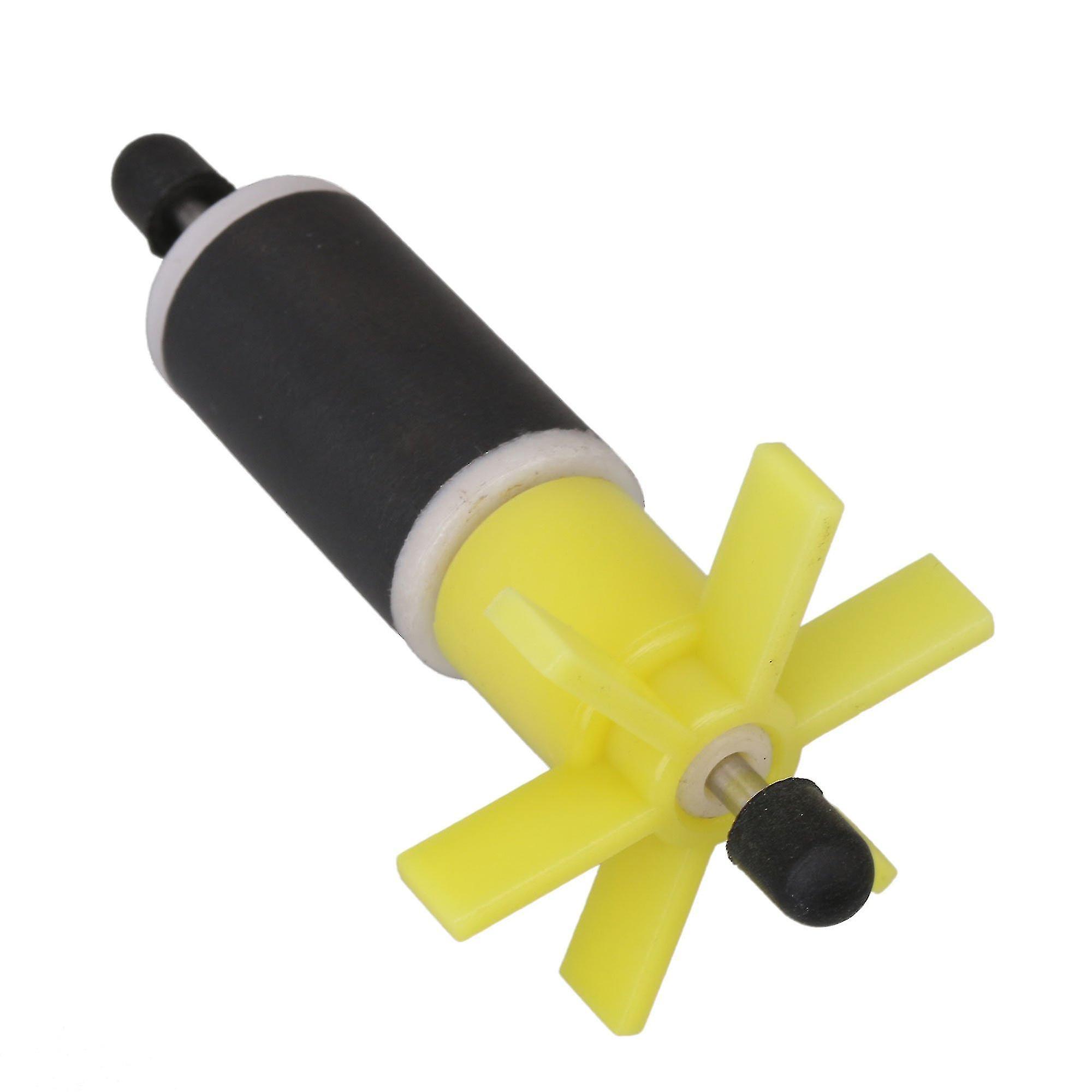 2 Pcs 16mm Submersible Pump Rotor Filter Impeller For Aquarium Garden Pool Yellow-wtake