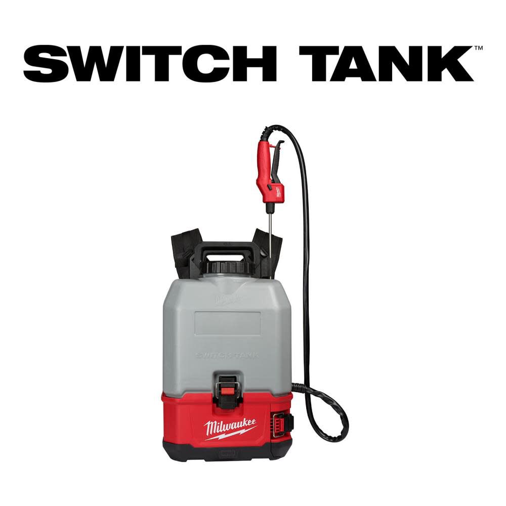 Milwaukee M18 SWITCH TANK 4-Gallon Backpack Concrete Sprayer Kit 2820-21CS from Milwaukee