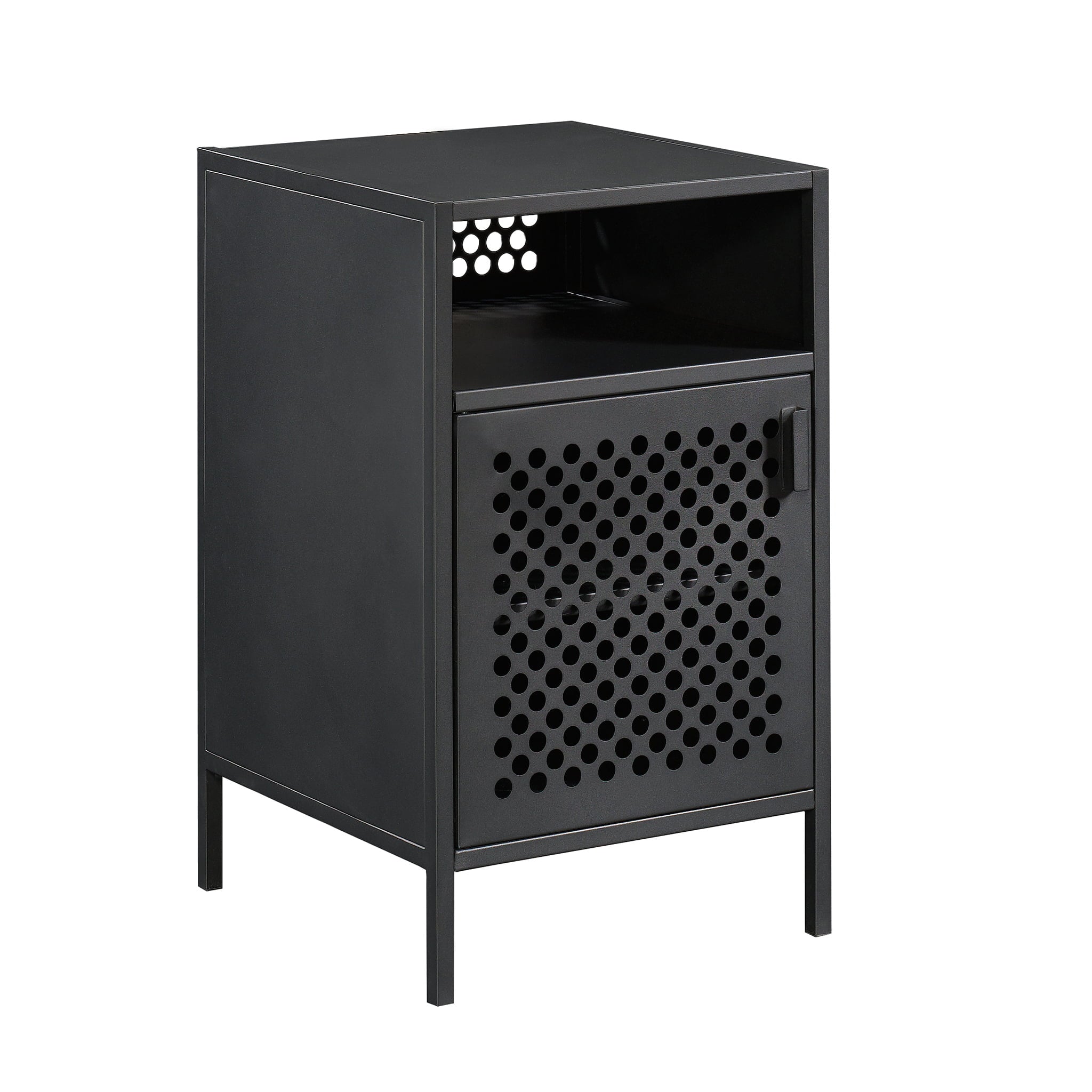 Sauder Boulevard Cafe Night Stand, Black Finish