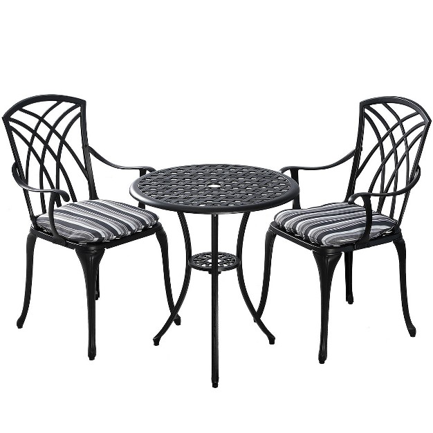 Kinger Home Ekta 3 piece Patio Bistro Set