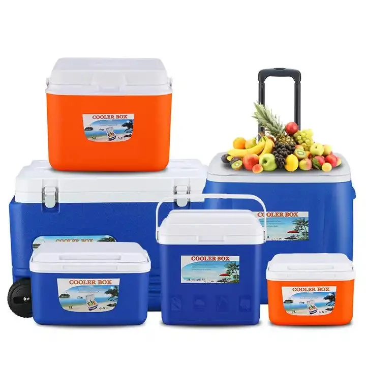 High Quality EPS Plastics Outdoor Refrigerated Portable Fresh keeping Box Fishing Car Small Cooler Box