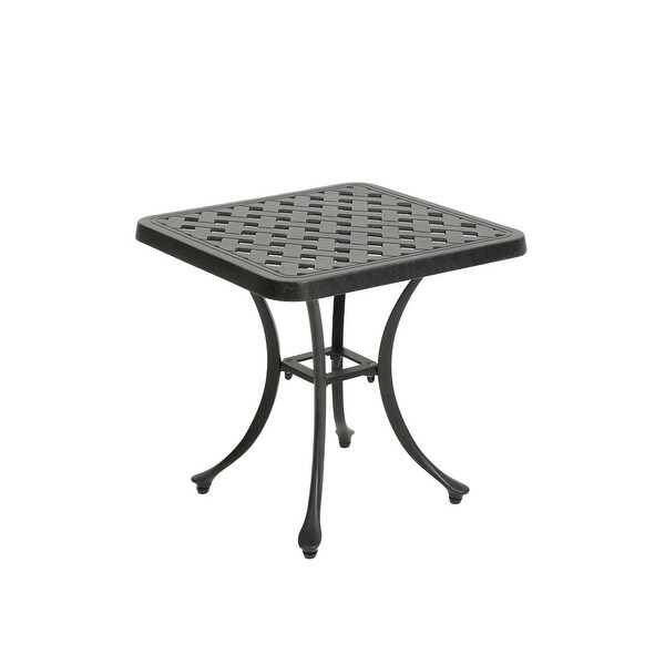 Aluminum Outdoor Patio End Table