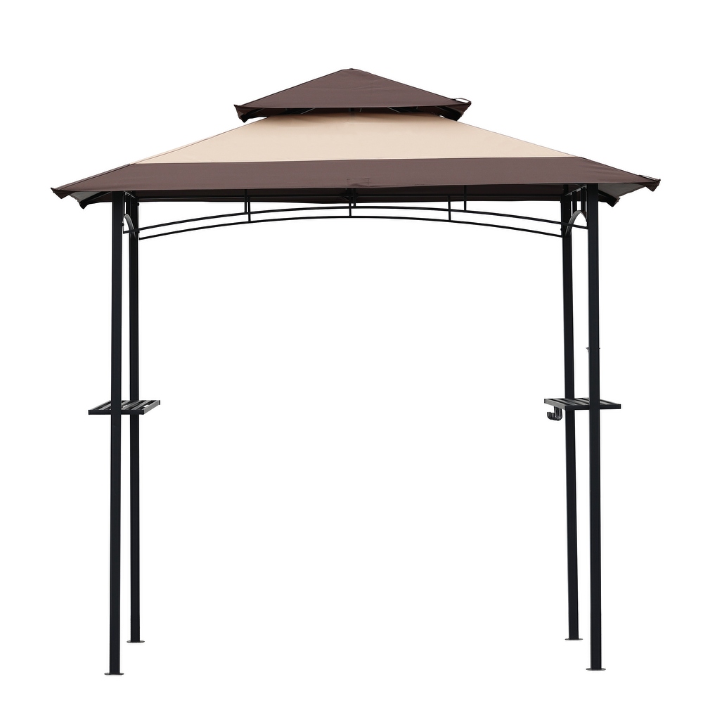 Modern 8x5 ft BBQ Grill Gazebo   Season Shelter Tent