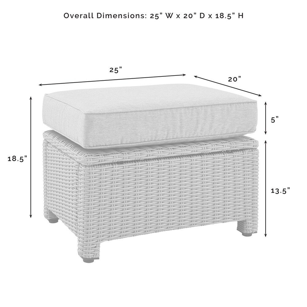 Bradenton 6Pc Outdoor Wicker Sofa Set W/Fire Table   150.5 \