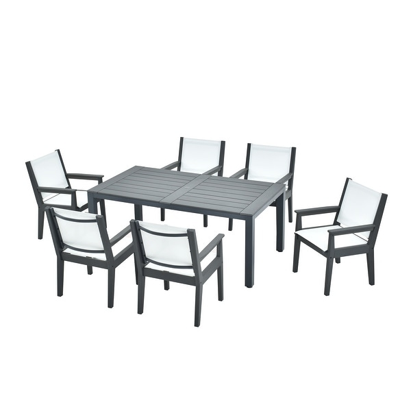 Nantucket Outdoor Dining Set of 7pcs