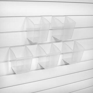 Proslat Probin Slatwall Deep Clear Storage Bin (5-Pack) 03220