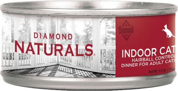 Diamond Naturals Indoor Hairball Control Adult Canned Cat Food