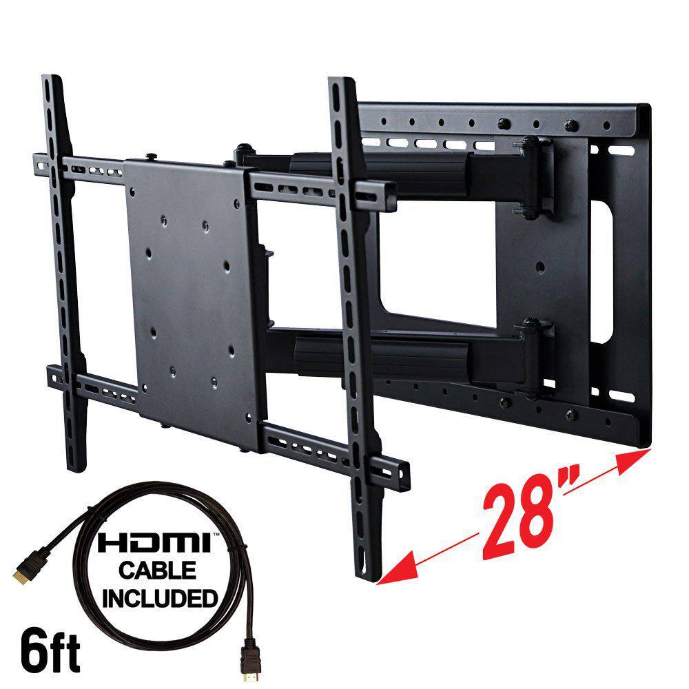 Aeon Stands and Mounts Full Motion TV Wall Mount with Included HDMI Cable Fits 37 in. - 70 in. TV and VESA Compatible 600 mm x 400 mm Aeon-40200