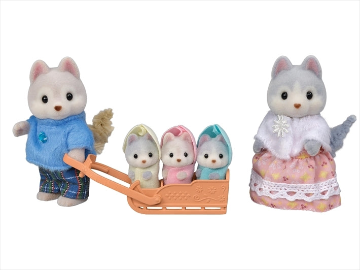 Calico Critters Husky Family