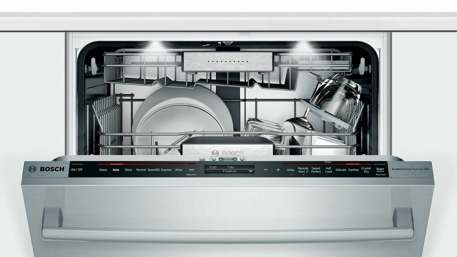 Bosch SHX88PZ65N Benchmark® Dishwasher 24'' Stainless Steel Shx88Pz65N