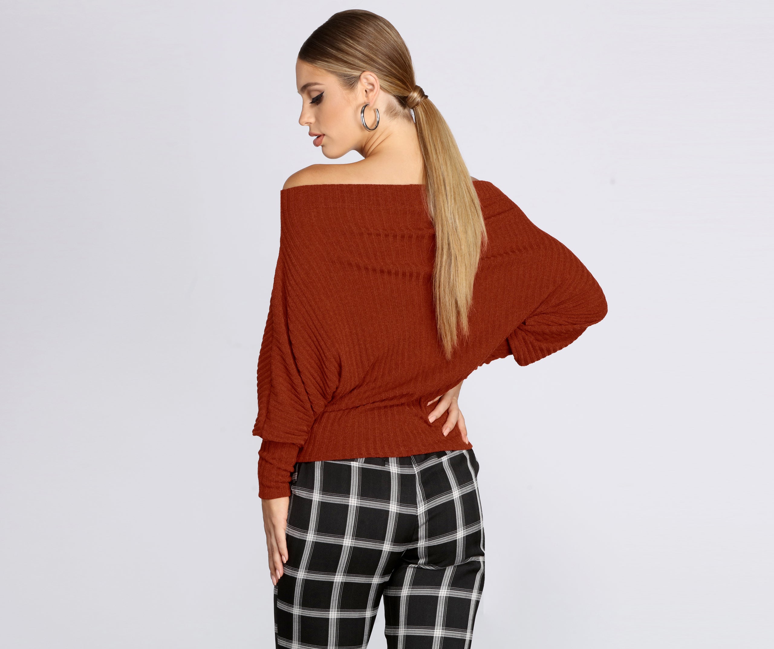 Comfy Chic Ribbed Knit Top