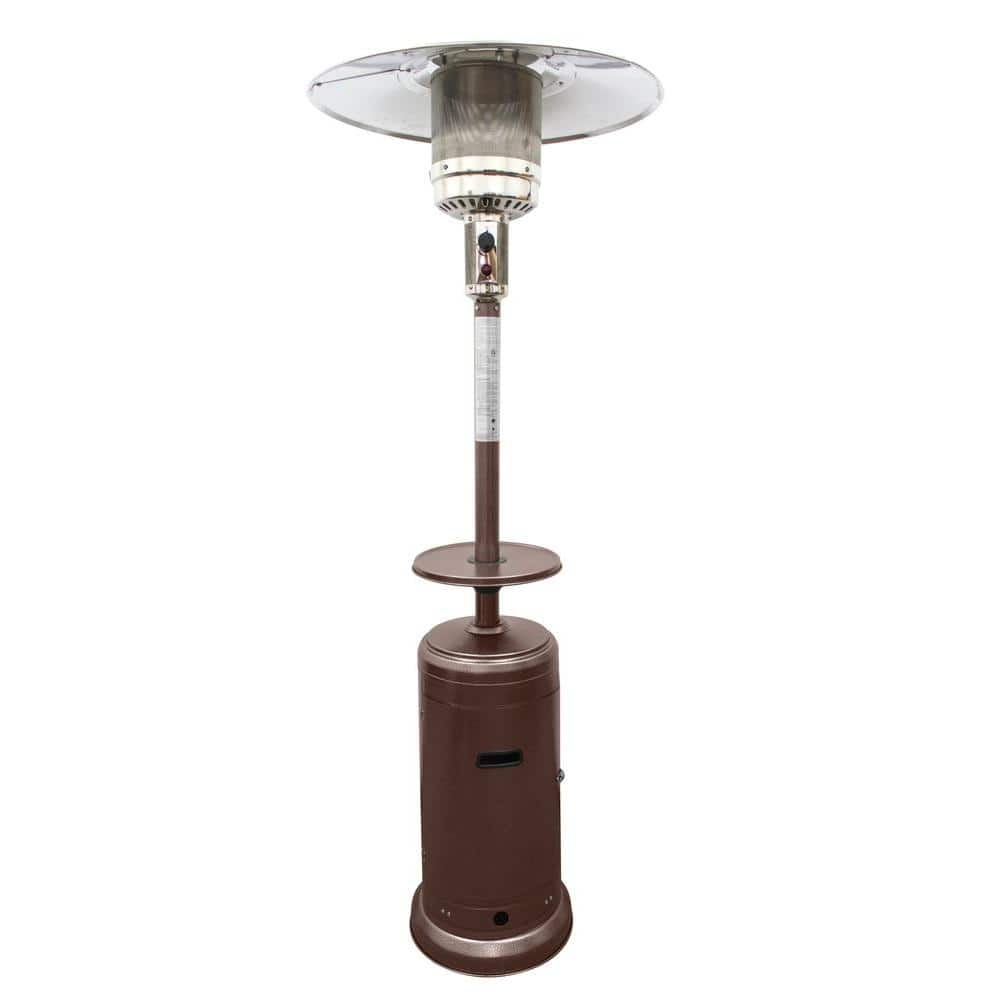 AZ Patio Heaters 48,000 BTU Hammered Bronze Propane Patio Heater HLDS01-W-CG