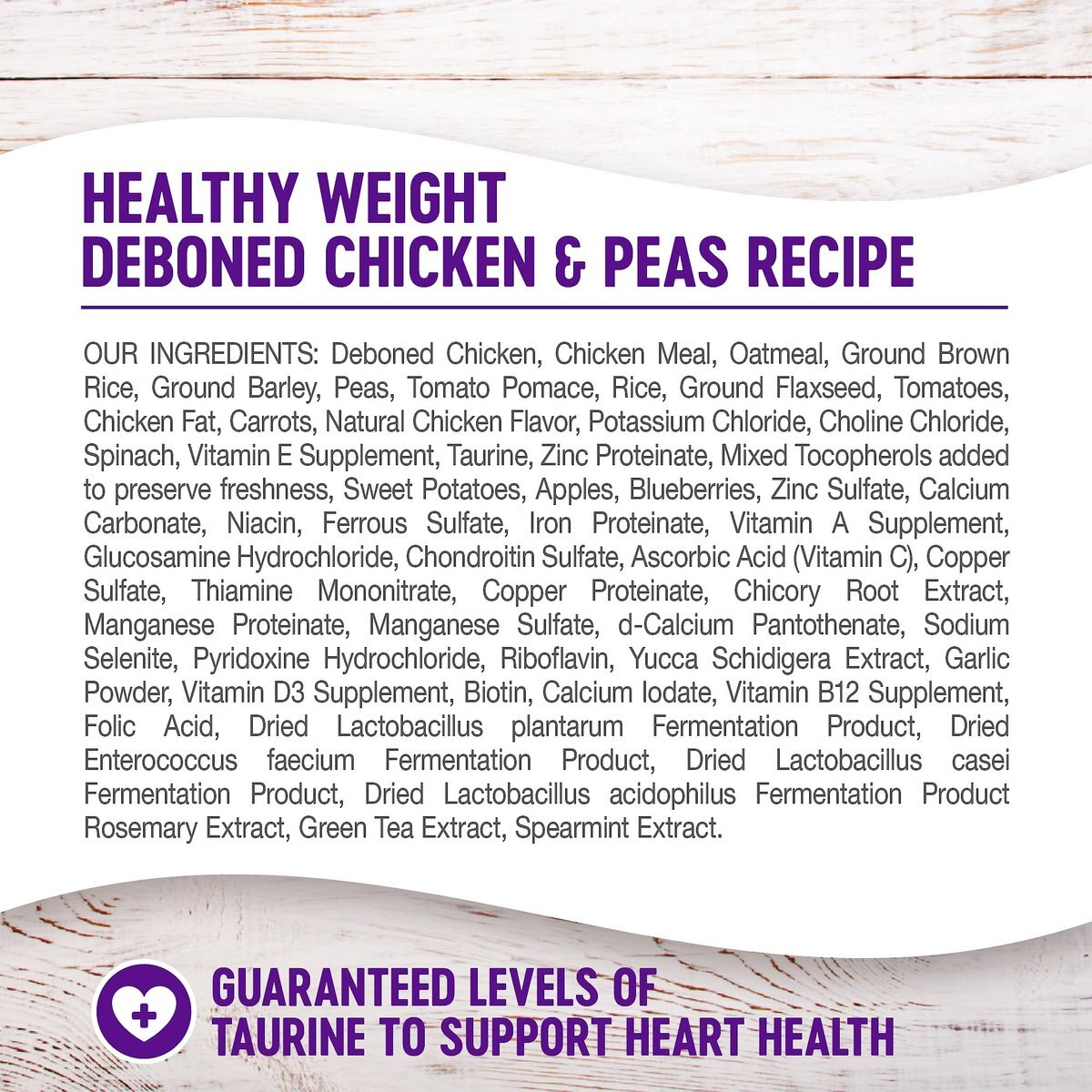 Wellness Complete Health Healthy Weight Deboned Chicken and Peas Recipe Dry Dog Food