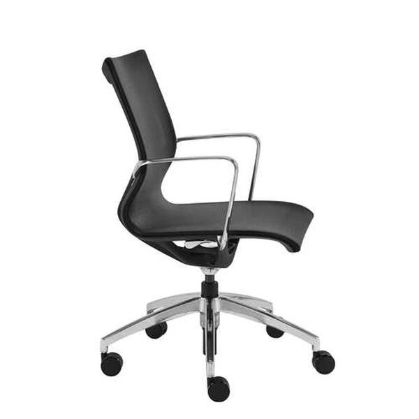 Tertu Black Low Back Office Chair