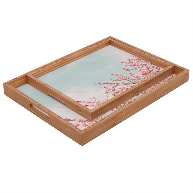 Hello Twiggs Cotton Candy Ii Rectangle Bamboo Tray Deny Designs