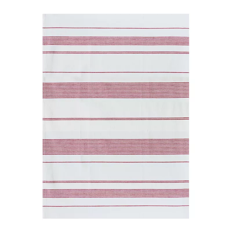 Red Striped Tea Towel (set Of 3)