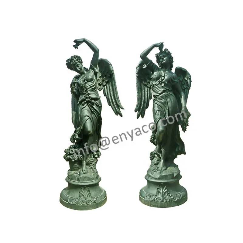 Wholesale Western Statue antiche romane Large Size Garden Supplies Decor Outdoor Lady Angel Sculptures Statue