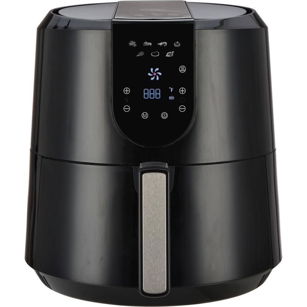 Emerald Air Fryer 5.2 l Capacity with Digital LED Touch Display and Slide Out PanDetachable Basket 1800-Watts (1807) SM-AIR-1807