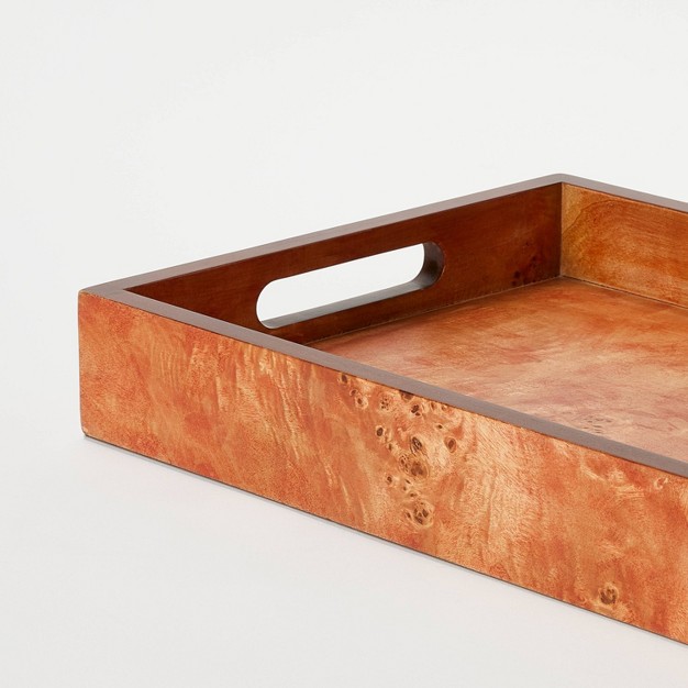 Burl Wood Tray Designed With Studio Mcgee