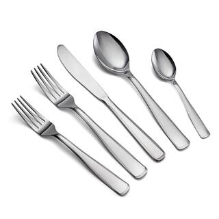 Tramontina Pacific 20-Piece 1810 Stainless Steel Flatware Set 80328001DS