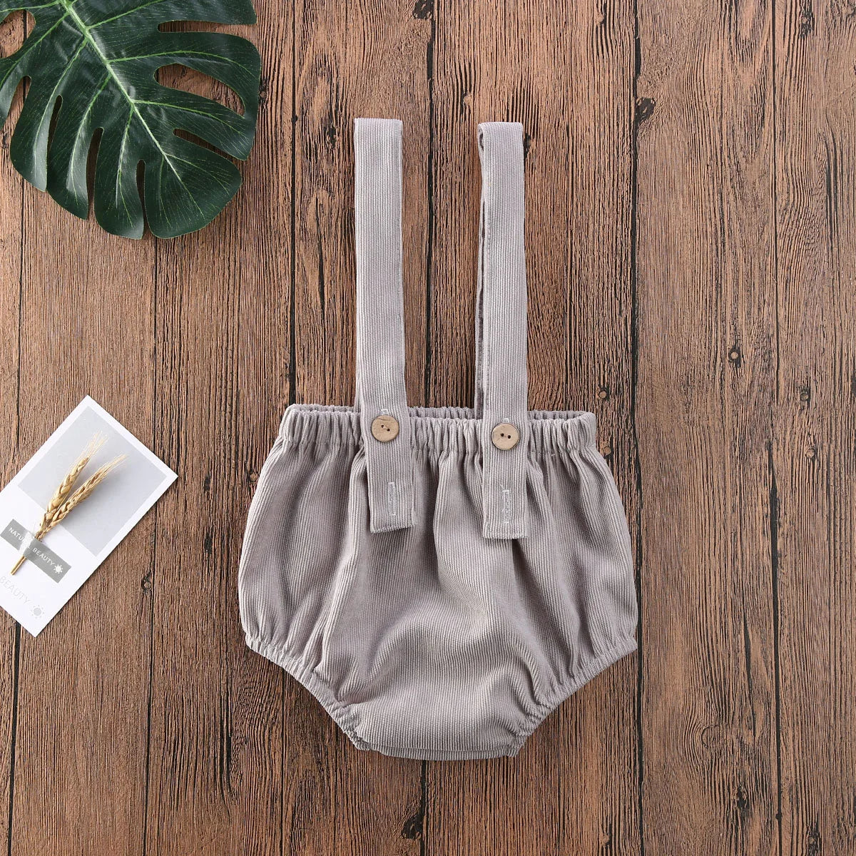 lioraitiin 0-24M Baby Boys Rompers Girls Cute Corduroy Suspender Rompers Baby Summer Kids Clothing Toddler Shorts Bottoms