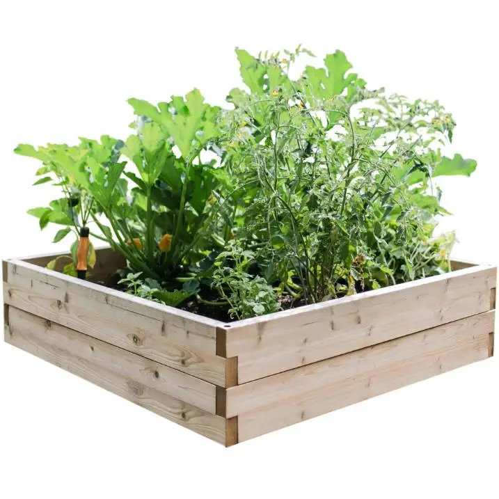 planters large outdoor wood planters wooden planter box raised garden beds