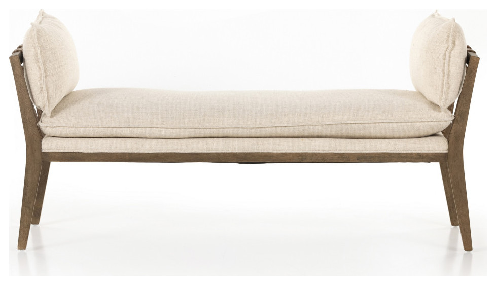 Karsten Chaise Thames Cream   Modern   Indoor Chaise Lounge Chairs   by Virgil Stanis Design  Houzz