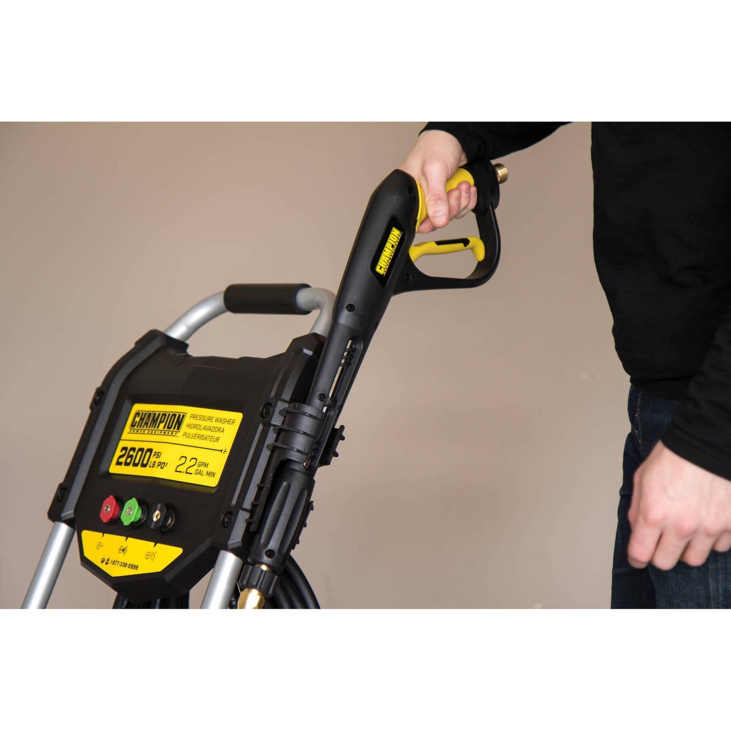 Champion 2600-PSI 2.2-GPM Dolly-Style Gas Pressure Washer