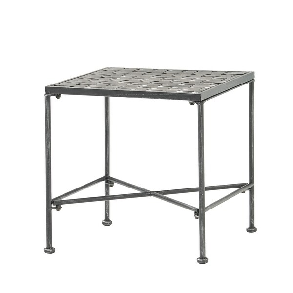 Iron End Table 18