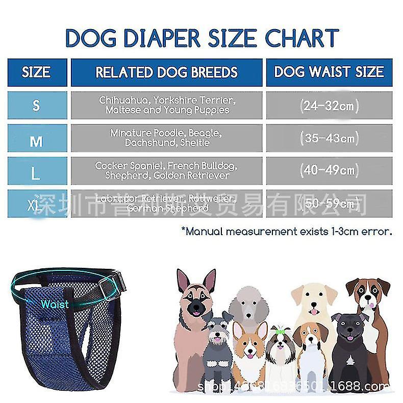 5 Packs Dog Diapers Pants For Dogs In Heat With 3 Sanitary Pads Dog Menstrual Panties Washable Dog Protection Pants