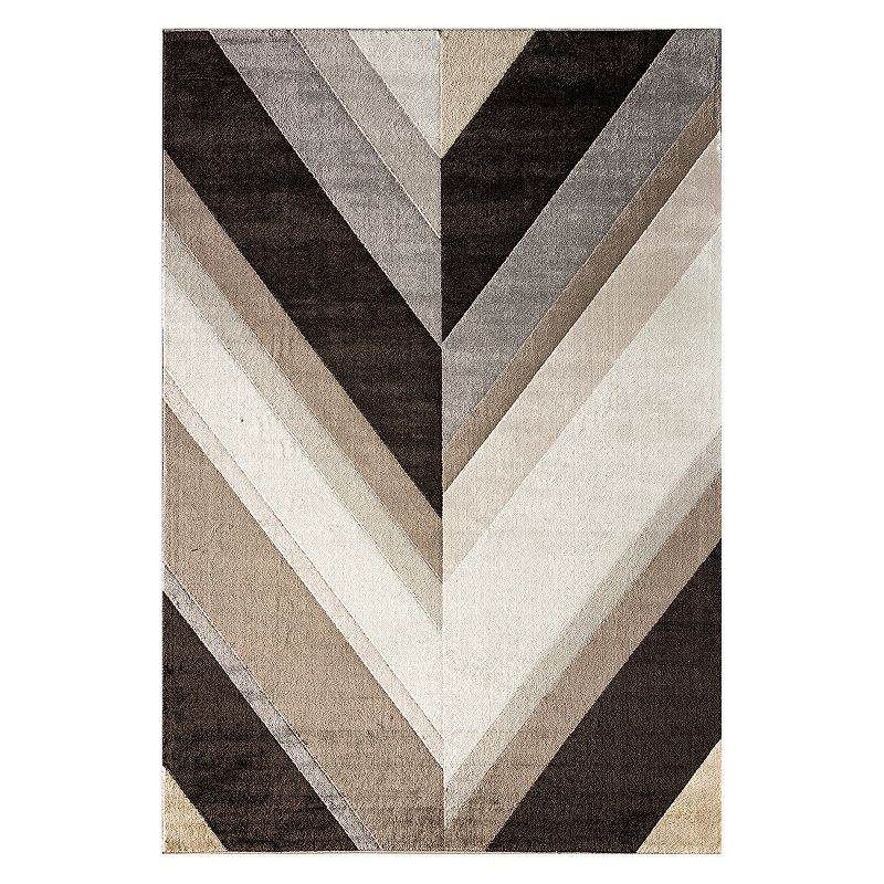 Elizabeth Sutton Vincenzo Modern Chevron Area Rug