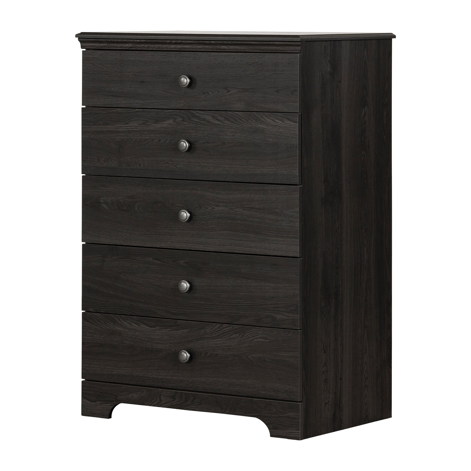 South Shore Zach 5 - Drawer Chest, Gray Oak